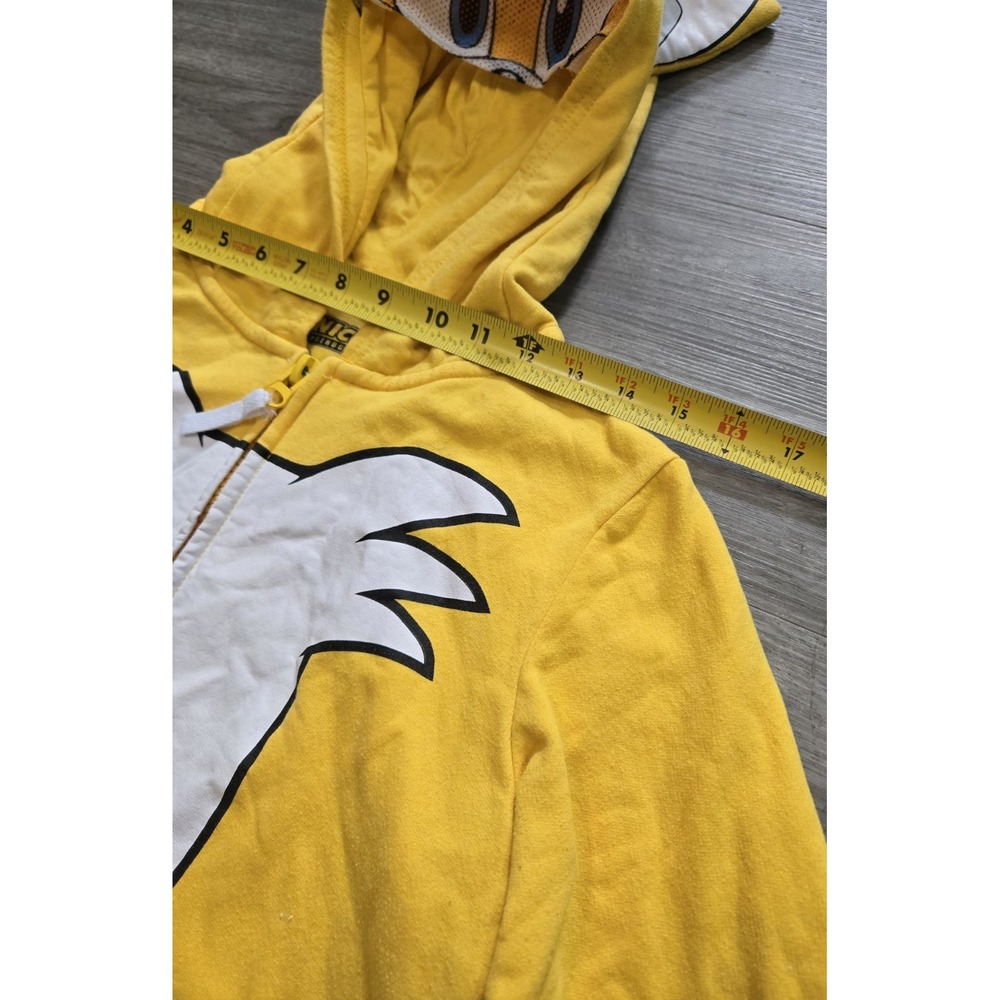 SEGA Sonic The Hedgehog Tails Costume Full Zip Fleece Hoodie Youth Size XL - Picture 10 of 13